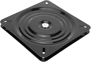 Placa giratória requintada, placa de base giratória de alta dureza de 360°, para móveis, cadeira, escritório, cadeira de carro, cadeira de bar