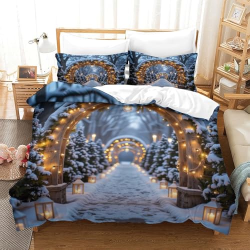 Parure de lit festive Arche d'hiver, le cadeau idéal pour garçons et filles