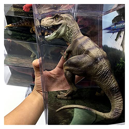 MLKJSYBA Tierspielzeug Lernen Von Pädagogischen Dinosaurier Spielzeug Bewegliche Dinosaurierspielzeug Nutztiere für 2… – Bild 3