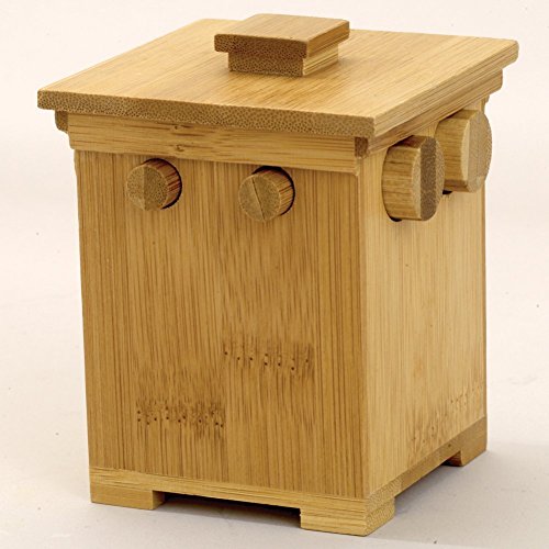 Bits And Pieces 49702 Wooden Bamboo Puzzle Box thumb #3
