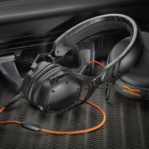 V-MODA-XS-Casque-Audio-Supra-Aural-Filaire-Pliable-et-Leger-avec-Microphone-Noir-Mat