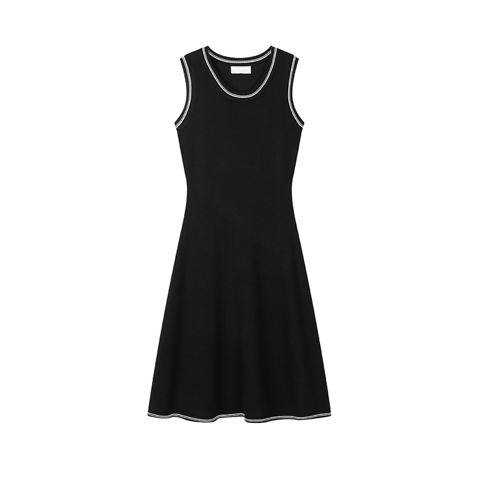 Athletic Dress Vestido De Golf De Verano For Mujer, Vestido Largo Tejido Sin Mangas De Tenis, Ropa Informal De Golf For Mujer