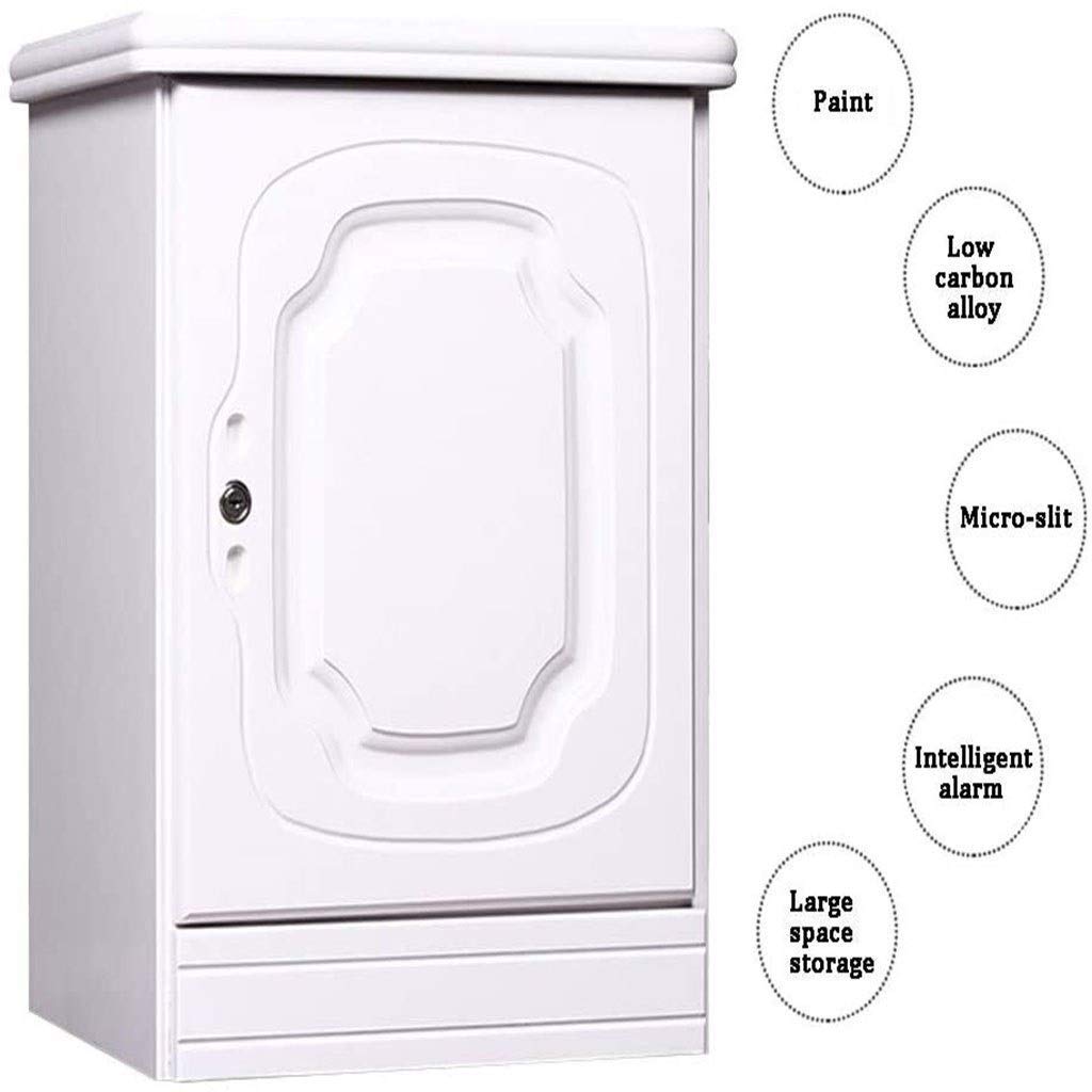 Safe Box，Household Password Wooden Shell Hidden Form Office Security Safes 55CM All Steel Inner Cabinet Can Be Fixed Into The Wall Mechanical Safe Deposit Box Safety Box