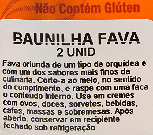 Baunilha Fava Bombay 2 Unidades