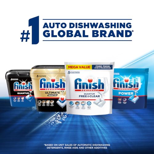 Image of Finish Free & Clear Dishwasher Pods, Dye & Fragrance Free Detergent, 84 ct.