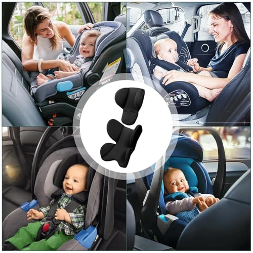 Coussin de siège de voiture pour bébé et support de tête ergonomique pour poussette active - 5