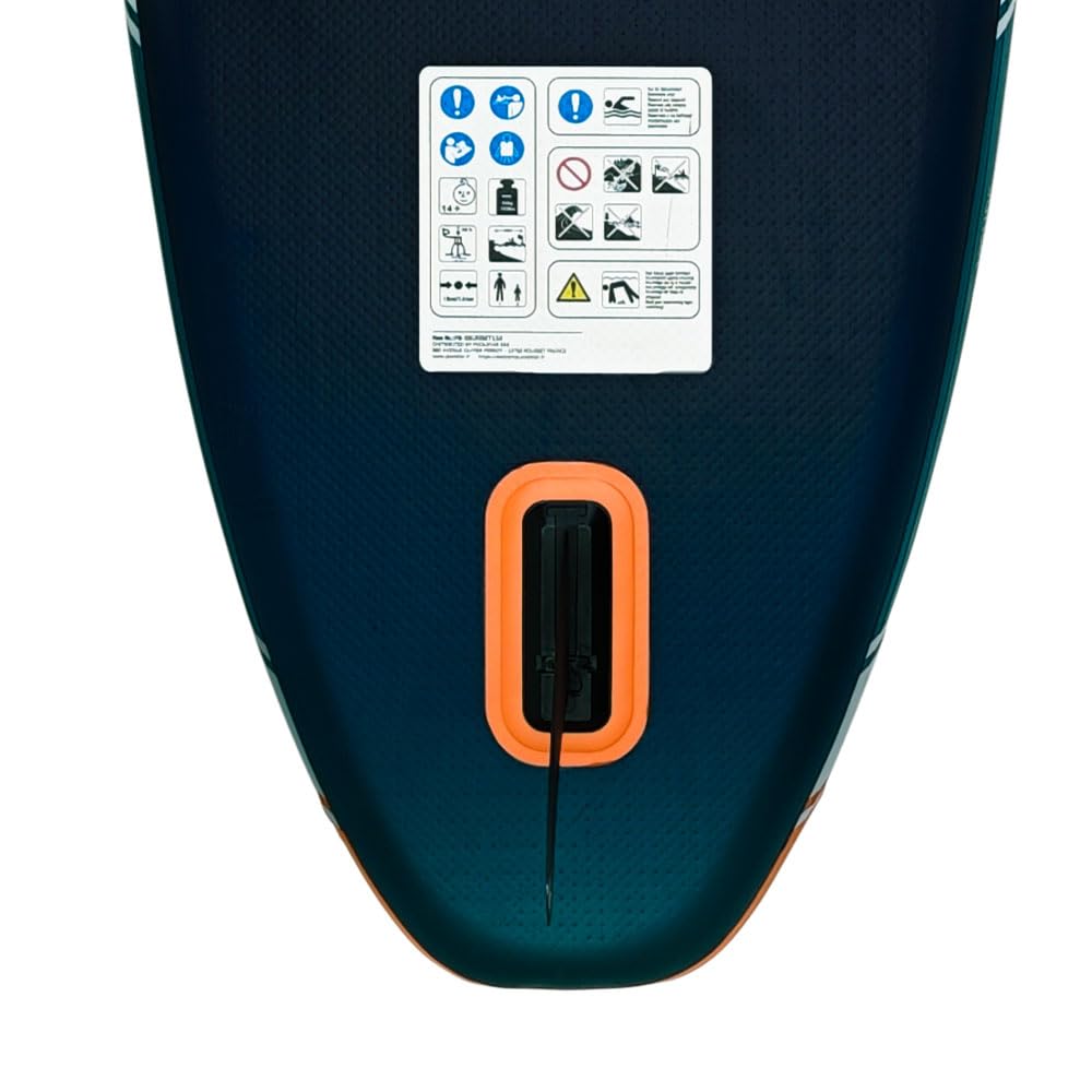 Skiffo Rivage Sunset 11' – Sup Inflable 2 en 1 Kayak Completo – 335 x 86 x 15 cm – MAX 160 kg – Estable y versátil – Diseño único