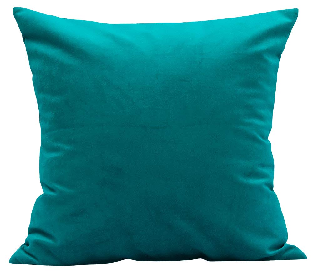 TangDepot 2-Pack Super Soft Velvet Pillow Covers, 20x20 Grass Green — view 162