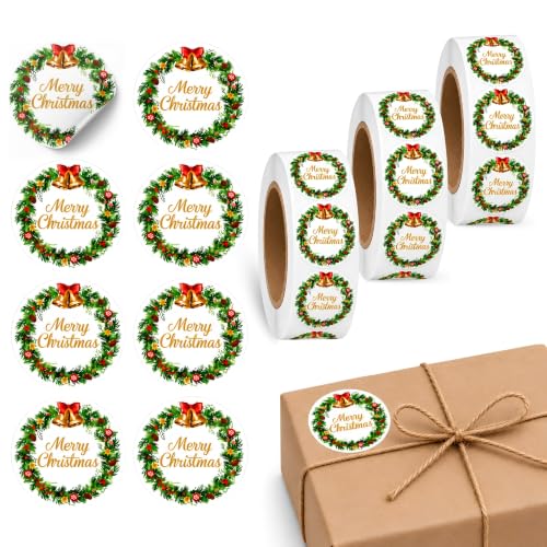 Pegatinas de Merry Christmas para Niños, Christmas stickers, 3 Unidades
