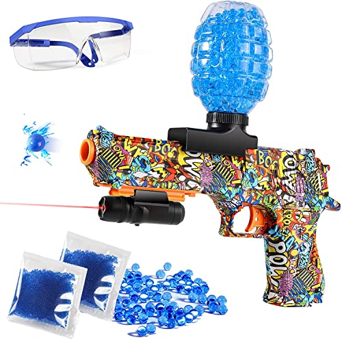 Uqhh Gel Ball Blaster Desert Eagle Toy Blaster Shoots Safe And Interesting Gel Ball Backyard Fun And Outdoor Games For Boys And Girls Ages 12+ (Graffiti) #TOP2