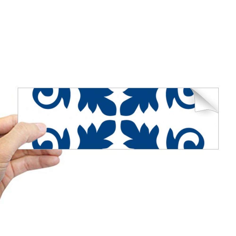 Sticker décoratif pour fenêtre floral bleu occulter un vis-à-vis sans perdre la lumière