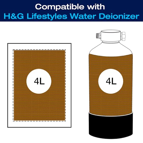 H&G lifestyles Mixed Bed Resin DI Resin Filter Cartridge Refill for Spotless Water Car Washing Water System Spotfree Rinse Deionized Water Replacement for Water Deionizer by H&G lifestyles - Image 2