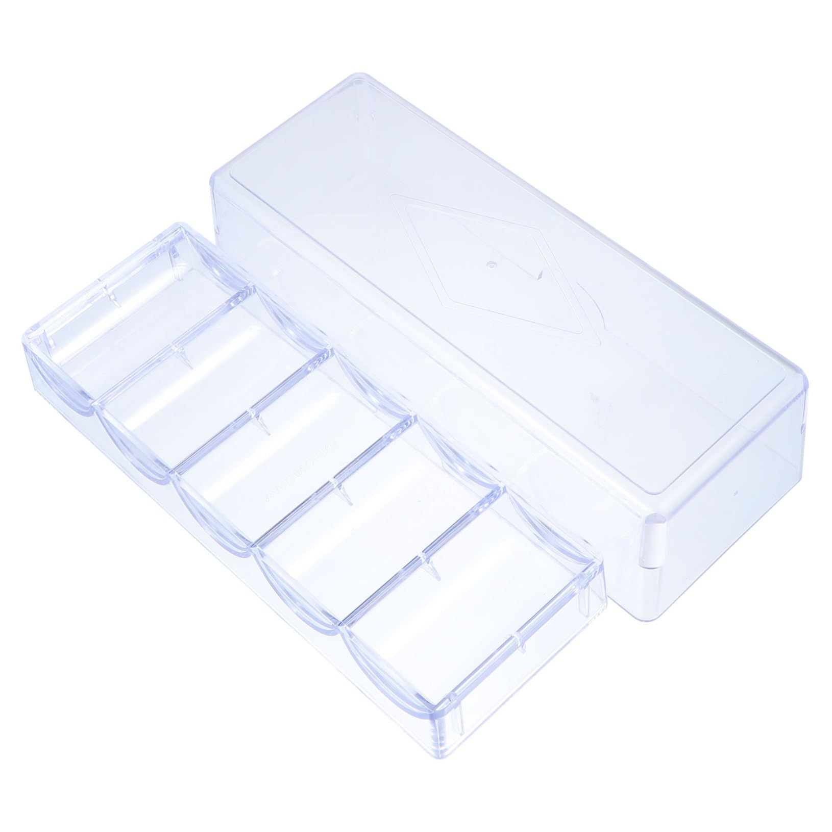 Gogogmee Poker Chip Set Storage Box Pp Mahjong Chips Organizer Small Container Dividers
