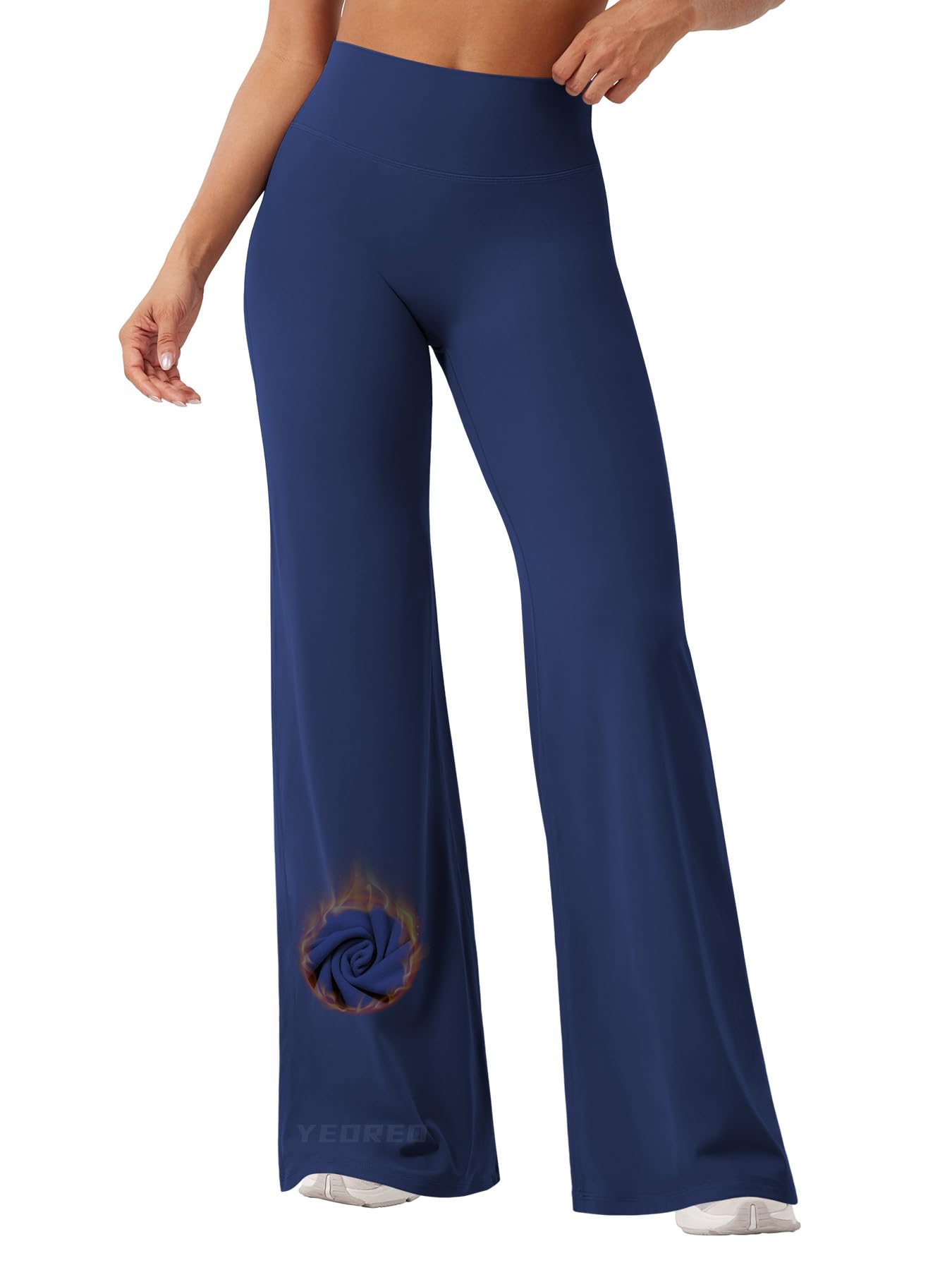 YEOREO Workout Leggings Womens No Front Seam Straight Leggings 29"/ 31.5"/ 33"/ 35" High Waist Buttery Eddiy Gym Yoga Pants — view 42
