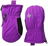 Columbia Girls' Big Chippewa Mitten, Bright Plum/Hydrangea, O/S