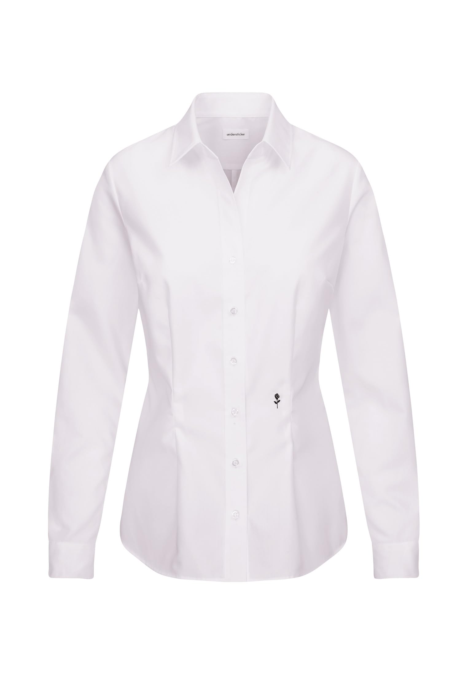 Seidensticker Damen Women Slim Longsleeve Cotton Bluse (1er Pack)