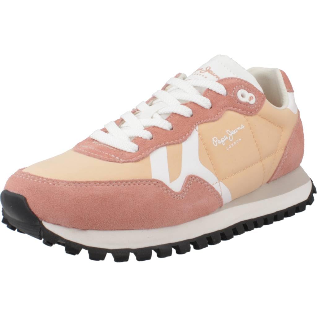 Pepe Jeans Brit-on Print W, Zapatilla Mujer