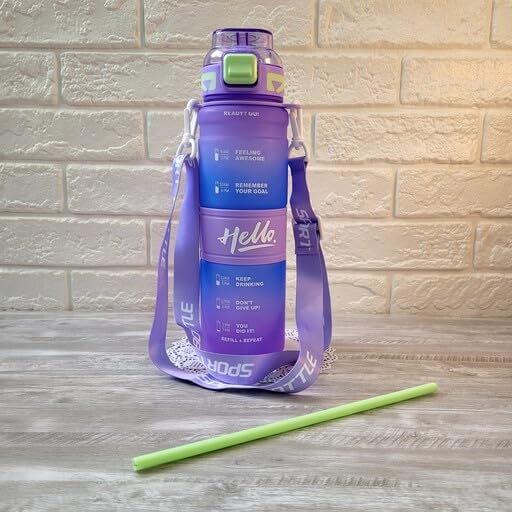 FYCAN 1000ml Water Bottle Durable, Leak-Proof, Portable Outdoor Travel Sports Water Cup Outdoor Sport Camping for travel, camping, running, hiking, cycling, boating .beautiful and stylish. -1-Purple (B0CTCMTN4R) Amazon Price History, Amazon Price Tracker