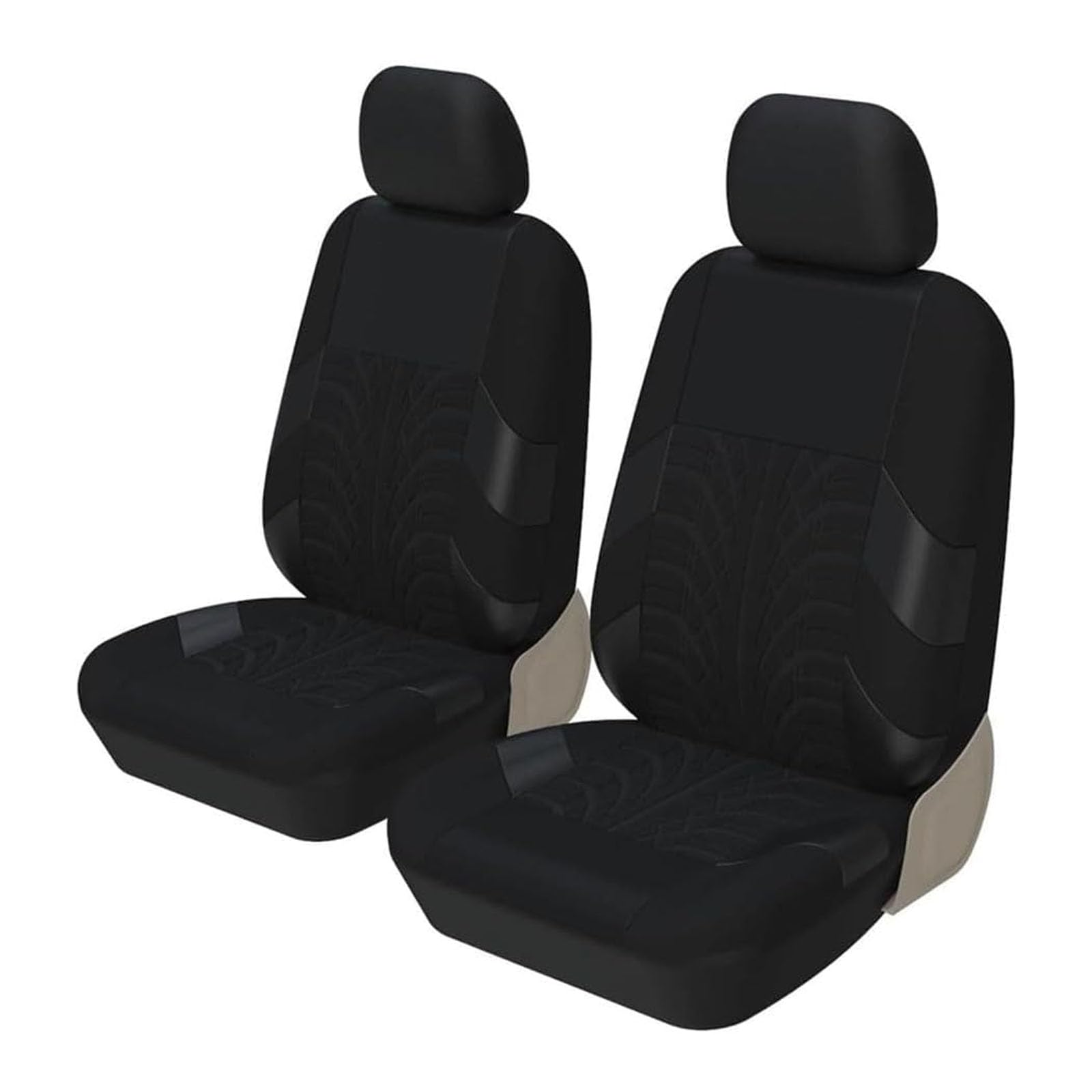 9 Szt. Pokrowiec na Fotel Samochodowy do Dacia Duster 2/1, Logan, Sandero S 2000-2024, Oddychające Pokrowce na Siedzenia Tylne, Akcesoria, E/Czarny