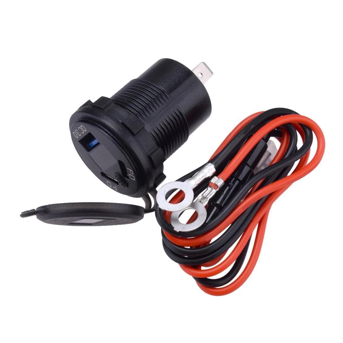 Naprawa samochodów Gniazdo samochodowe QC3.0 USB Ładowarka Gniazdo zasilania do woltomierza