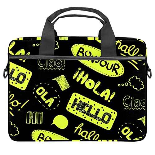Sacoche PC portable 13 pouces Noir et mallette bandoulière 14 pouces