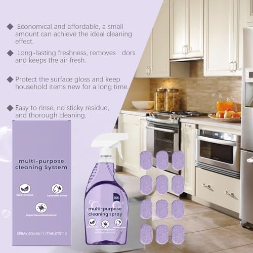 120ml Dr  Clean Spray Cleaner for Ovens,All Purpose Cleaning Spray with 12 Tablets,Multi Purpose Cleaning and Grease Remover,Oven Cleaner,Kitchen Cleaner - Image 2