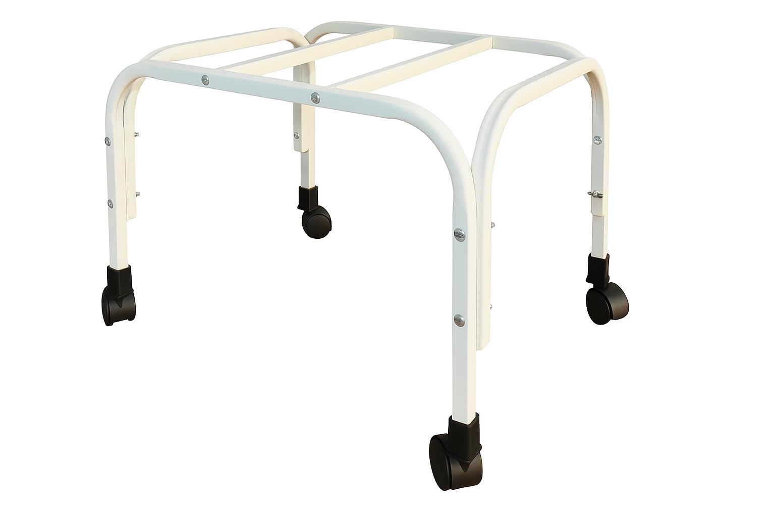 StandPoint | Iron Cooler Trolley Stand | White | 100kg Load Capacity | Heavy Bush Wheels for Smooth Mobility | Rust-Resistant | Easy Fit | Made in India