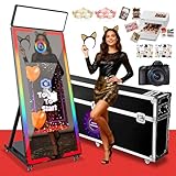 Magic Mirror Photo Booth 65'' Portable 32'' Touch...