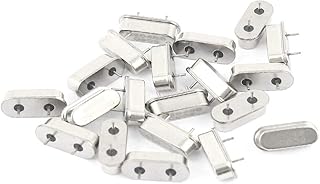 NEW LON0167 20 Pcs Low profil-e 20.48MHZ Frequency DIP Crystal Oscillators HC-49S Silver Tone(20 StÃ¼ck Low profil-e 20,48 Frequenz DIP Kristalloszillatoren HC-49S Silber Ton