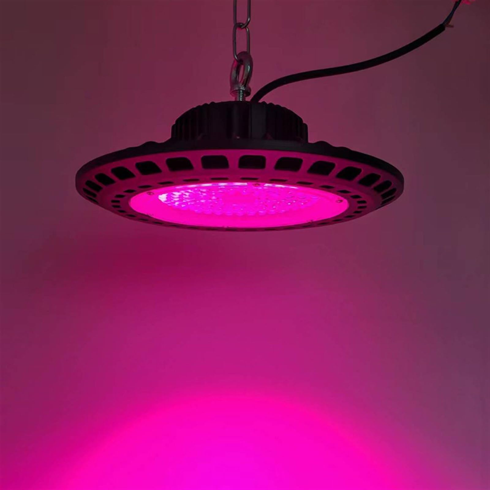 Oświetlenie do uprawy roślin w pomieszczeniach Lampa o pełnym spektrum dla 100/150/200 W UFO Wodoodporne oświetlenie,Oszczędność Energii(100W)
