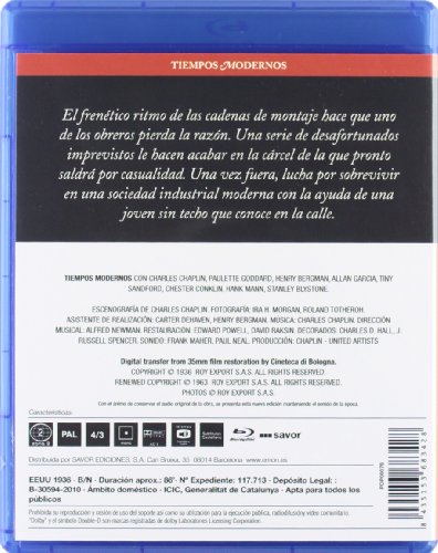 Charlie Chaplin: Obras Maestras (Blu-Ray) (Import)...