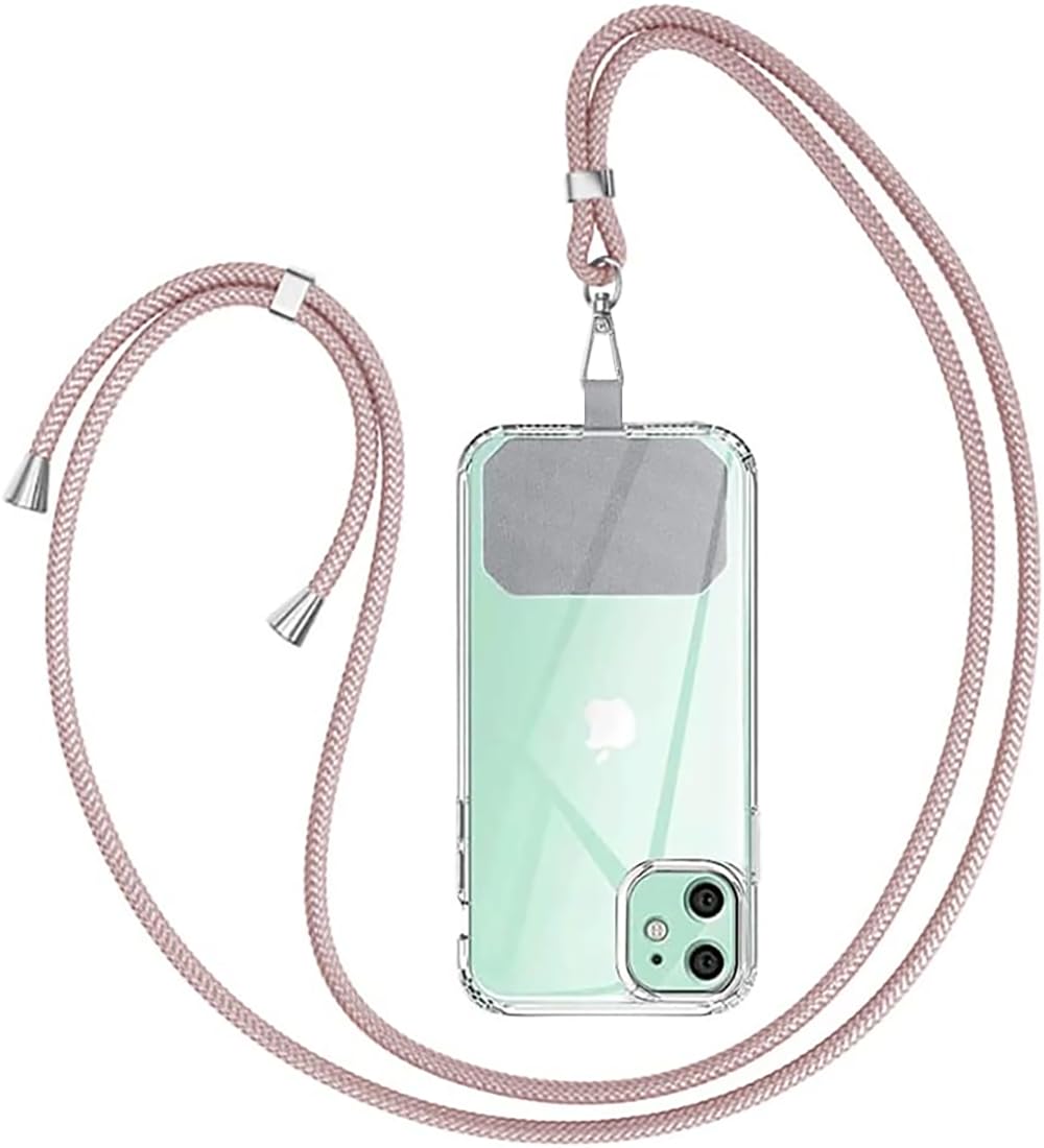 GUMO-LONG Handyband Universal zum Umhängen - Kompatibel mit jedem Handy und Smartphone, Kette zum Umhängen, Hülle mit Kordel, mit jeder Hülle kombinierbar, Polypropylen