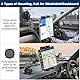 Asaiy Tablet Halterung Auto, Ipad Halterung Auto, 360° Drehbare, Stabil und Waschbar TPU Saugnapf, Windschutzsche und Armaturenbrett Universal, Car Mount für iPhone, Galaxy, 4.7-12.9 Tablets & Handys