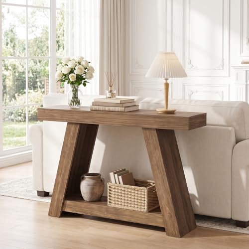 HOOBRO Entryway Table, Narrow Console Table with 2-Tier Storage - Image 5
