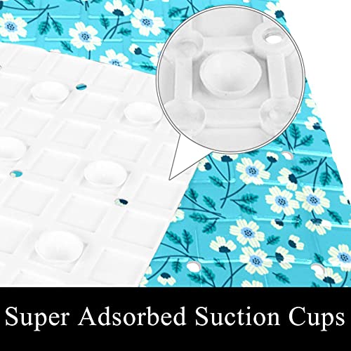 Tapis de bain antidérapant contre les glissades avec ventouses PVC - 4