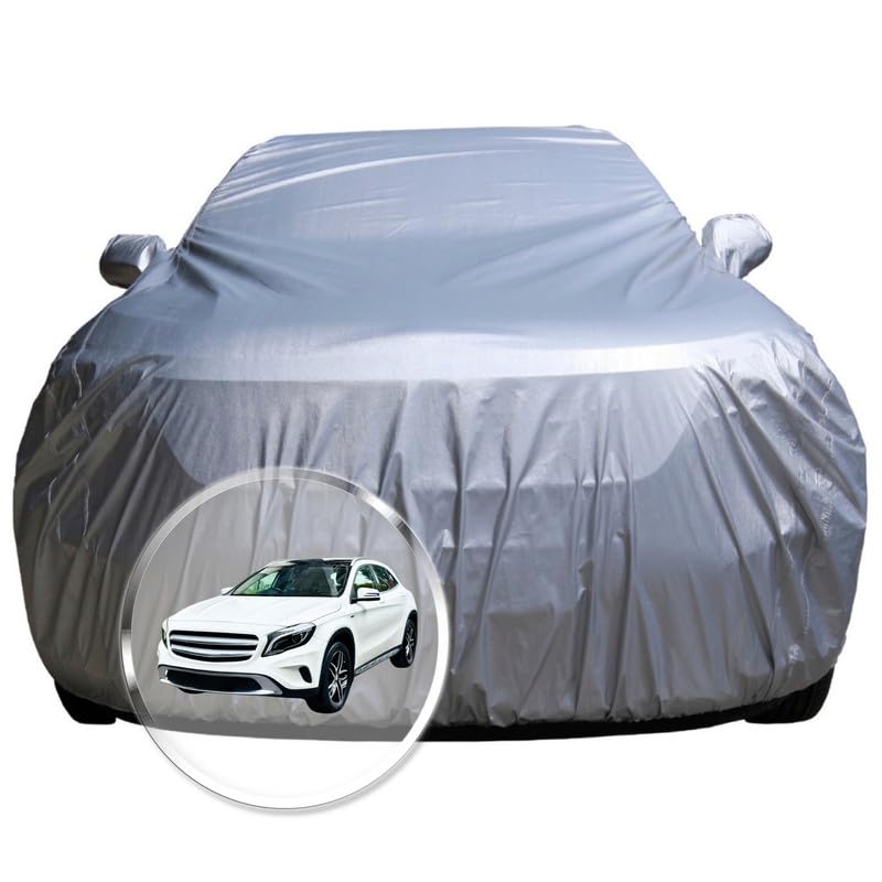Image of NEODRIFT 'CrystalTech' Car Cover for Mercedes GLA 200 (100% Water-Resistant, All Weather Protection, Tailored Fit, Multi-Layered & Breathable Fabric) (Colour: Crystal Silver)