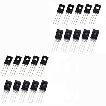 Enterprises Bd139 and Bd140 Transistor Npn Transistor Number of Transistors 20 10 Pcs Each Electronic Components Electronic Hobby Kit (FKKTY2816)