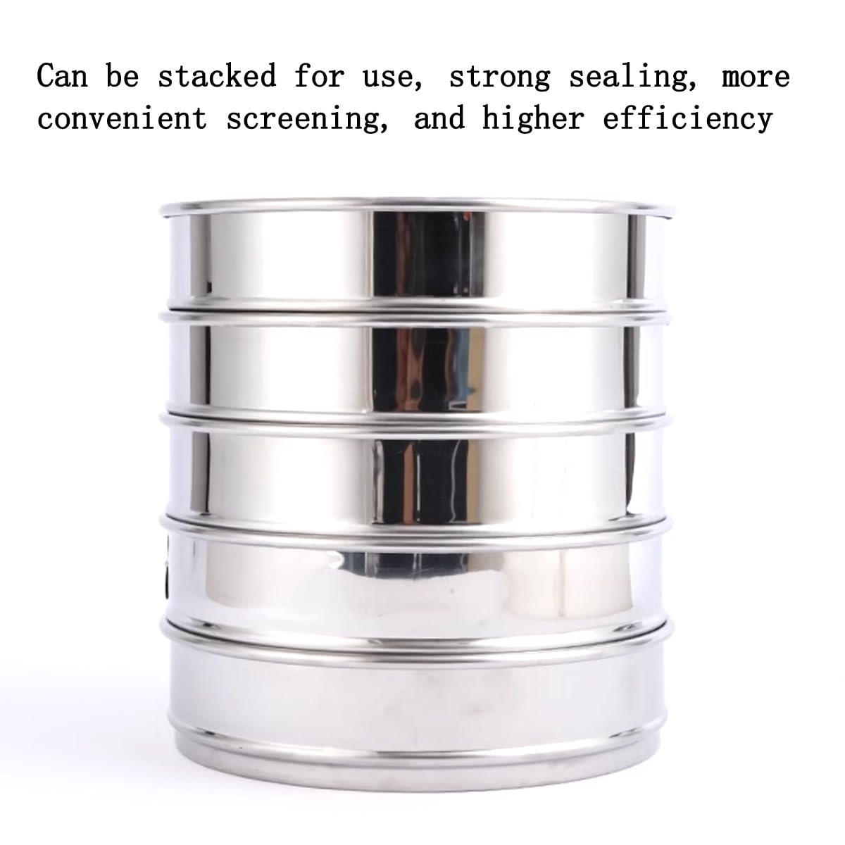 Setaccio In Acciaio Inossidabile 304 - 20 Cm Diametro, 80 Mesh Per Laboratorio - Foto 4