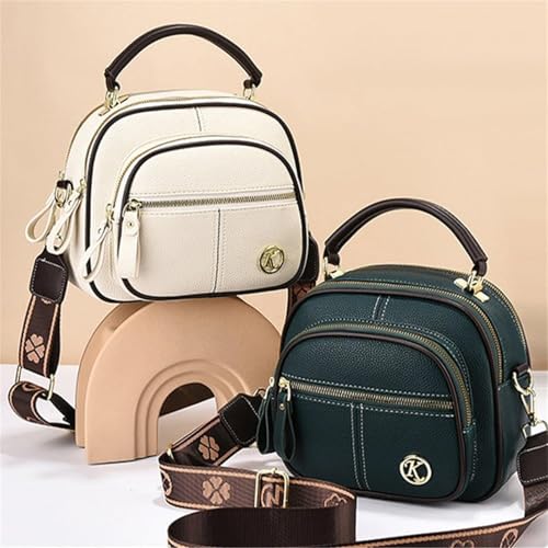Gpmsign Leather Bag, Women Multifunctional Stylish Compartment Shoulder Strap Leather Bag, Women Stylish Small Crossbody4
