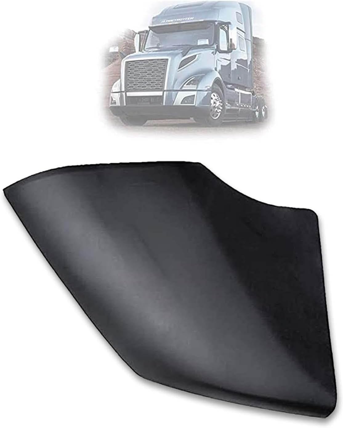 KOZAK Truck Bumper Air Flow Deflector Left Driver Side, compatible with Volvo VNL 300 400 740 760 860 year 2018 and newer PLUS Logo and KOZAK Vest