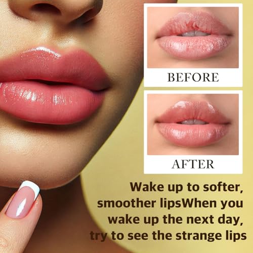 Honey Luster Lip Sleeping Mask 0.53 oz - Rich Overnight Balmy Treatment with Sunflower Oil, Collagen and Ceramide for Soft, Nourished Lips, Korean Skincare - Image 3