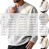 Sudadera Raglán para Hombre Xiaojmake, Talla Grande, Cuello Redondo, Manga Larga 8