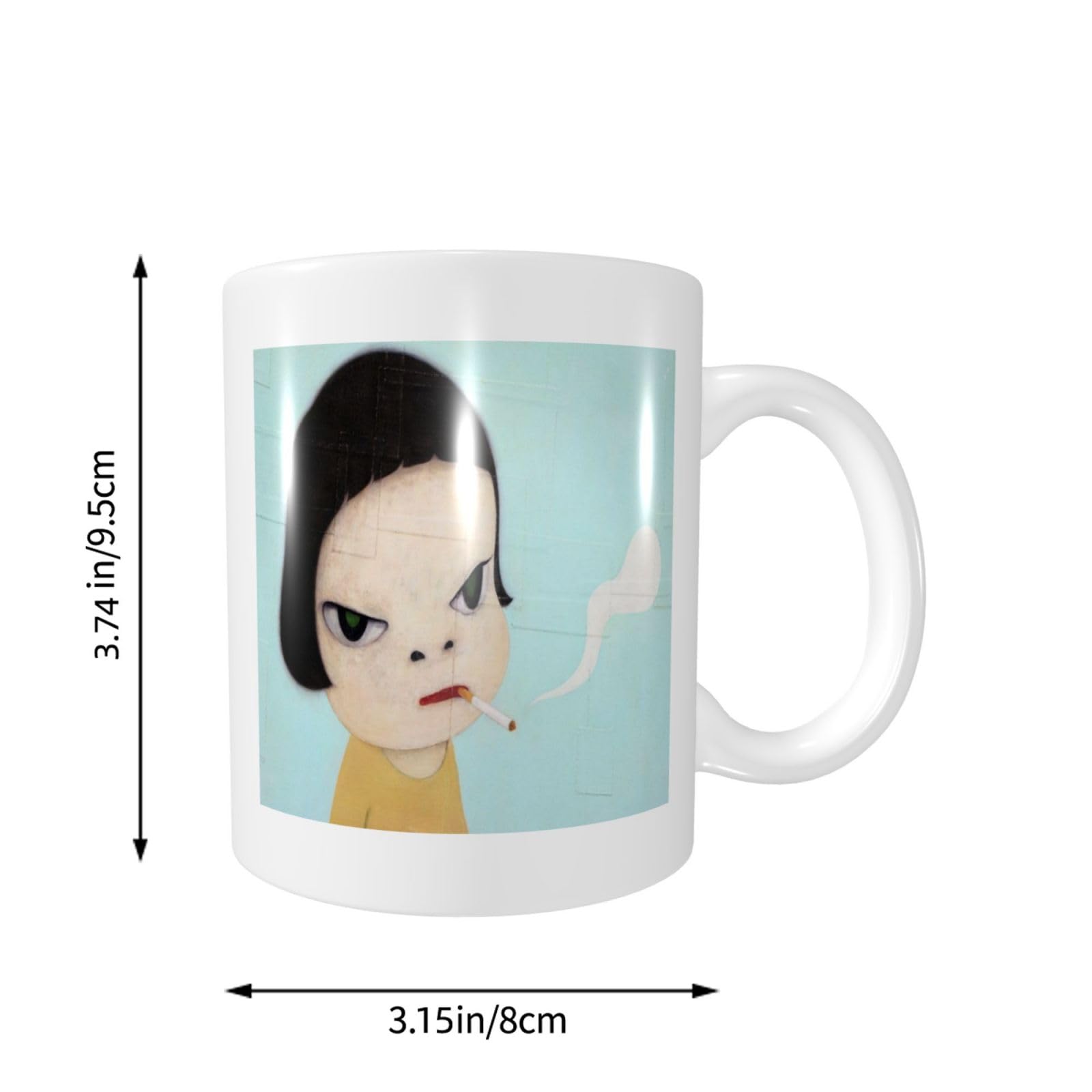 Amazon.co.jp: 奈良美智 (12) マグカップ コーヒーカッ 朝食カップ