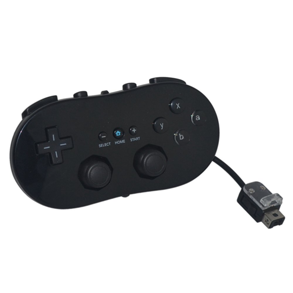 Generic Classic Controller for Nintendo Wii Black