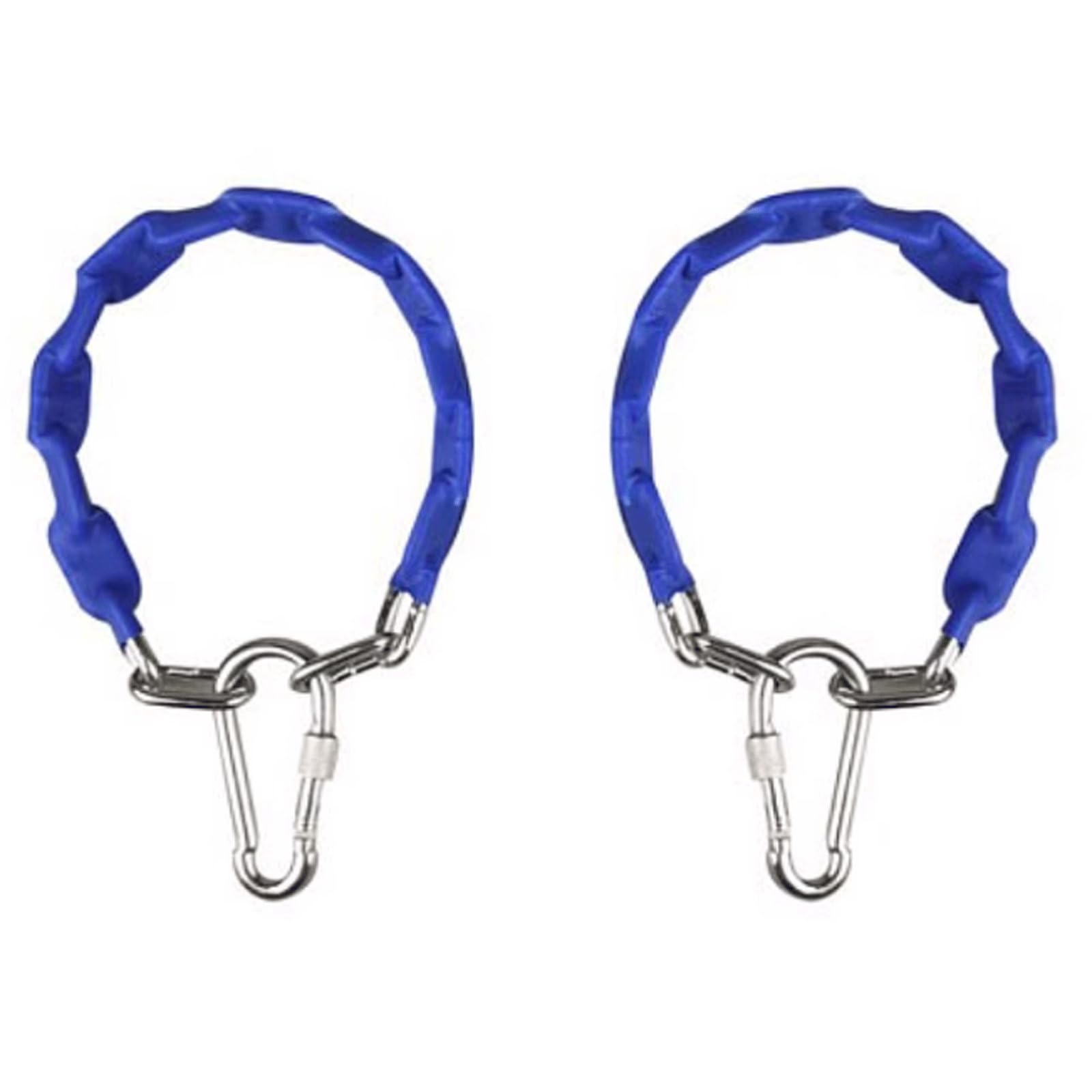 Schaukelhaken 2 Set verzinktes Schaukelzubehör, Metall-Schaukelgurte, Sling-Verbindungsgürtel, robuste Verlängerungskette für Yoga-Schaukel