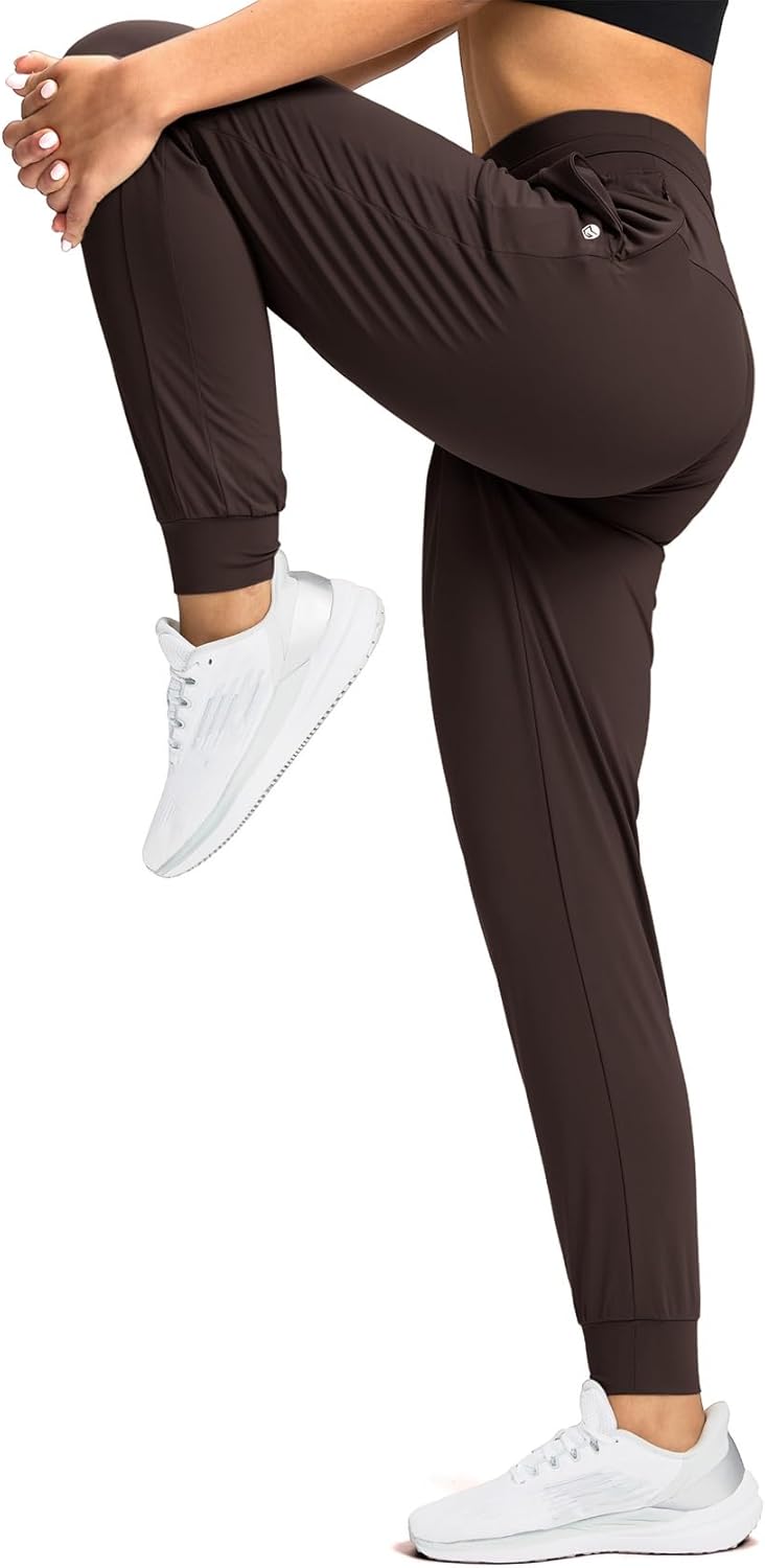 G Gradual Women's Joggers Pants with Zipper Pockets High Waisted Athletic Tapered Sweatpants for Women Workout Lounge - Image 2