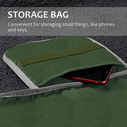 Image of Tirrinia Large Waterproof Outdoor Blanket, Soft Warm Windproof Stadium Blanket with Sherpa Fleece and Foldable for Outdoor Sport, Baseball, Football, Beach, Concerts, Car