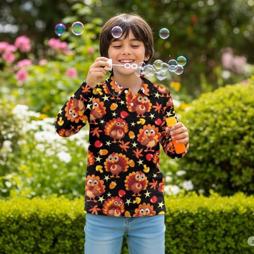 HUIACONG Children Under Shirts Boys Girls Long Sleeve Golf Shirts for Kids4