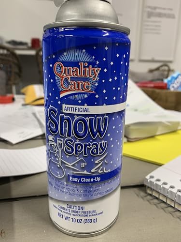 GKGen Artificial Snow Spray, Decorative Craft Snow in 10 oz Can, Winter Holiday Theme