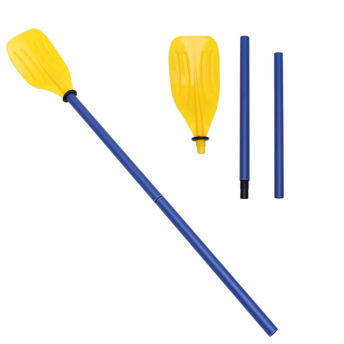 BESPORTBLE 2pair French Style Plastic Paddles Lightweight Detachable for Kayak Canoe Boat Ergonomic Design Material for Family